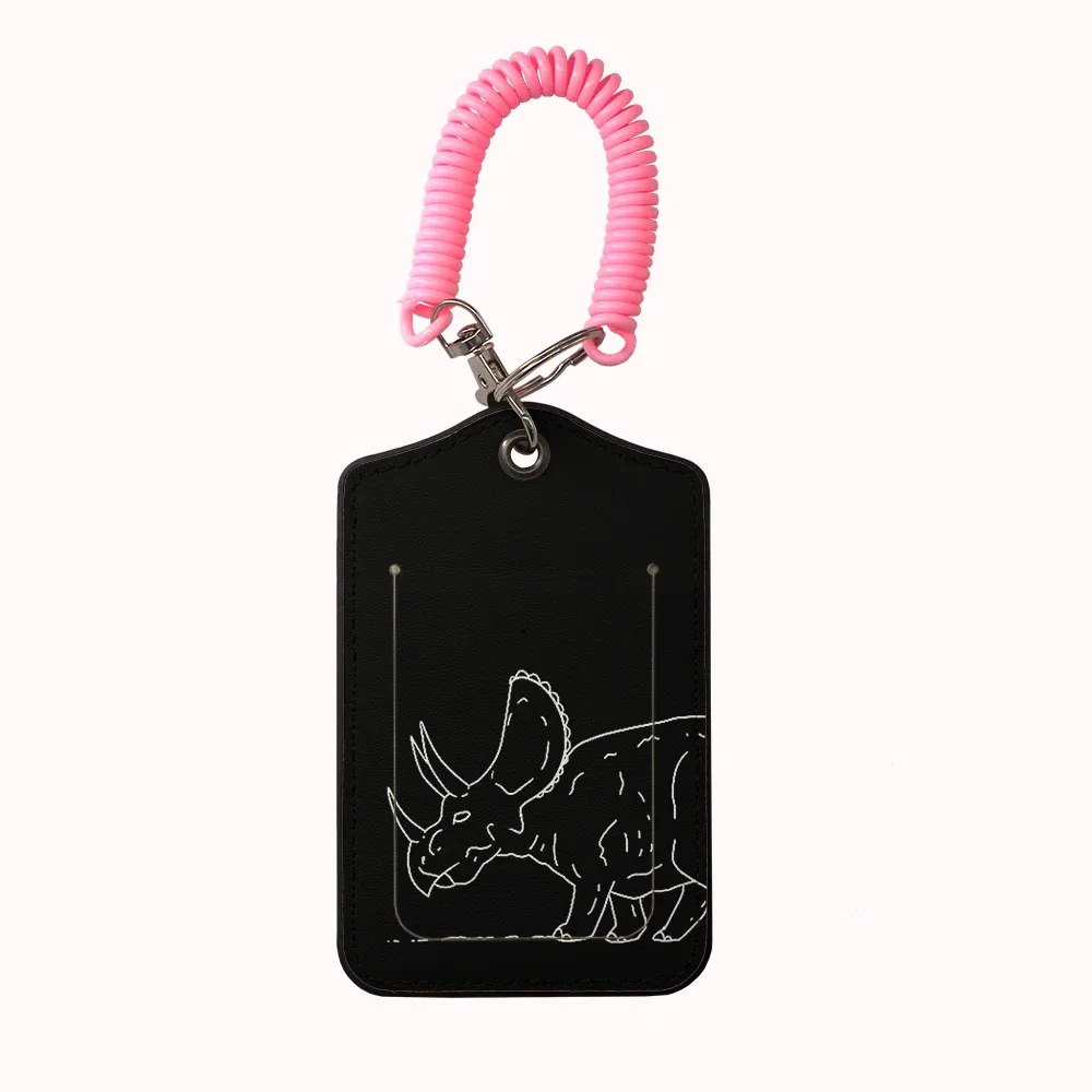 étiquette de bagage professionnelle en cuir hot animalsdinosaur team, étiquette d'adresse pour valise, étiquette d'identification nominative pour bagage de cabine
