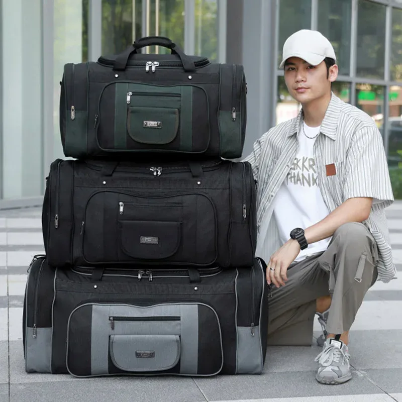 sac à main de voyage pour hommes, sac à bandoulière de poche pour chaussures, grand sac à bandoulière pour sport de plein air, fitness, week-end, sacs de voyage décontractés xa41wa