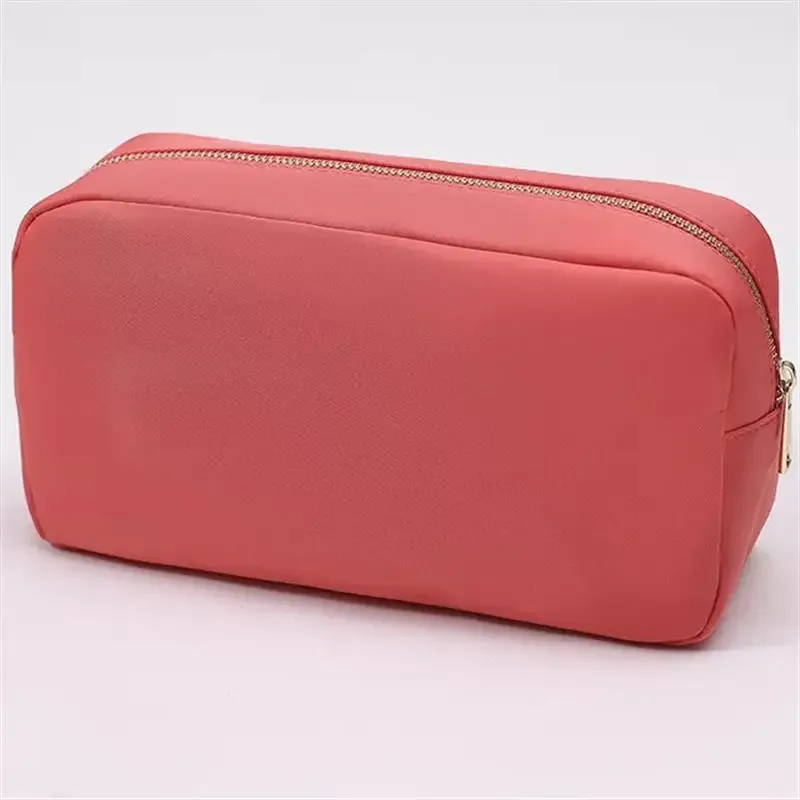 s /m/l/xl 17 couleurs pochette en nylon maquillage sac cosmétique fermeture éclair articles de toilette organisateur sac pour femmes filles voyage cadeau pochette de maquillage