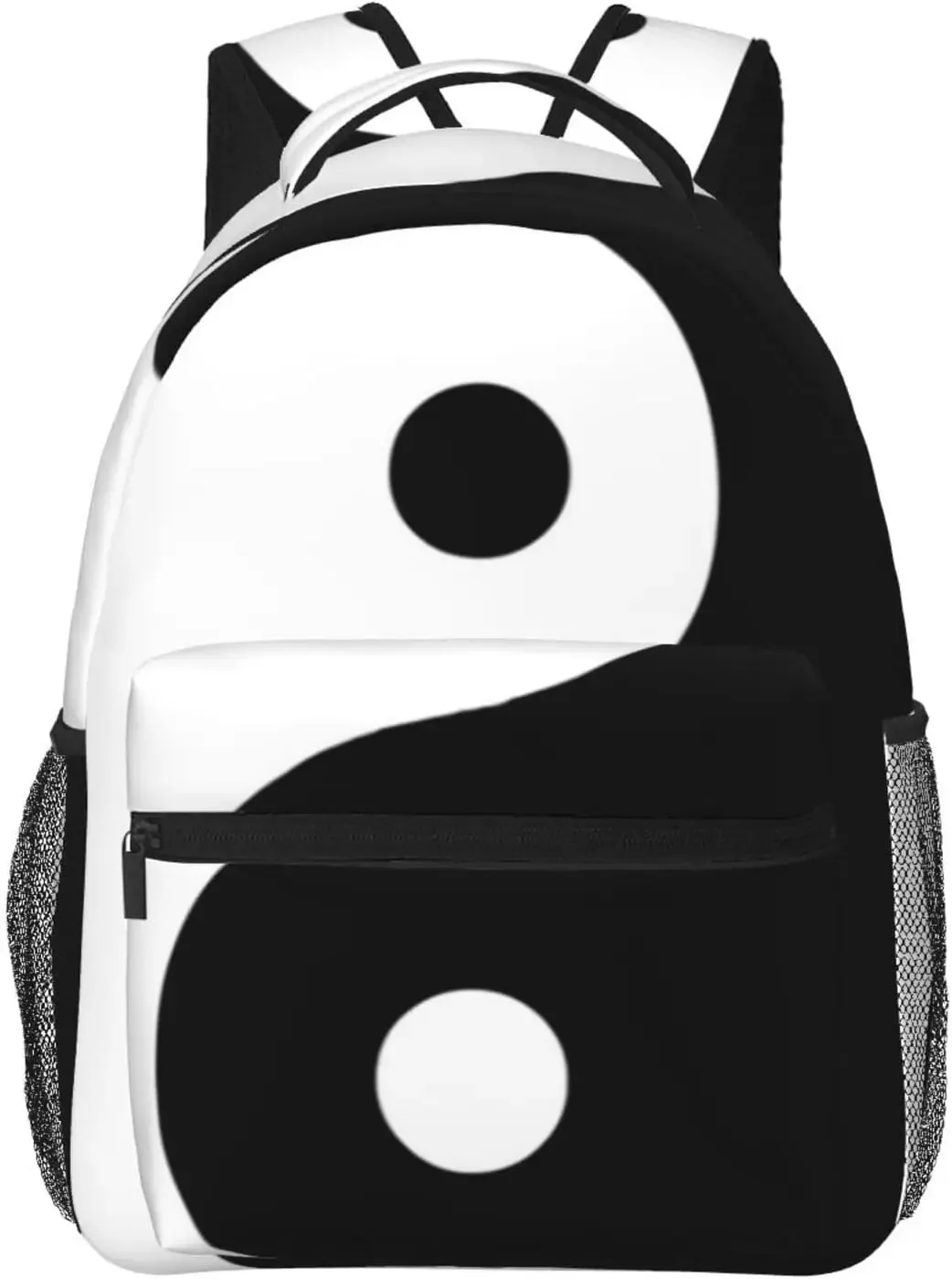 sac à dos à carreaux noir et blanc pour hommes et femmes, sacs à livres mignons, sac pour ordinateur portable, sacs initiés, voyage, randonnée, camping, sac à dos de jour