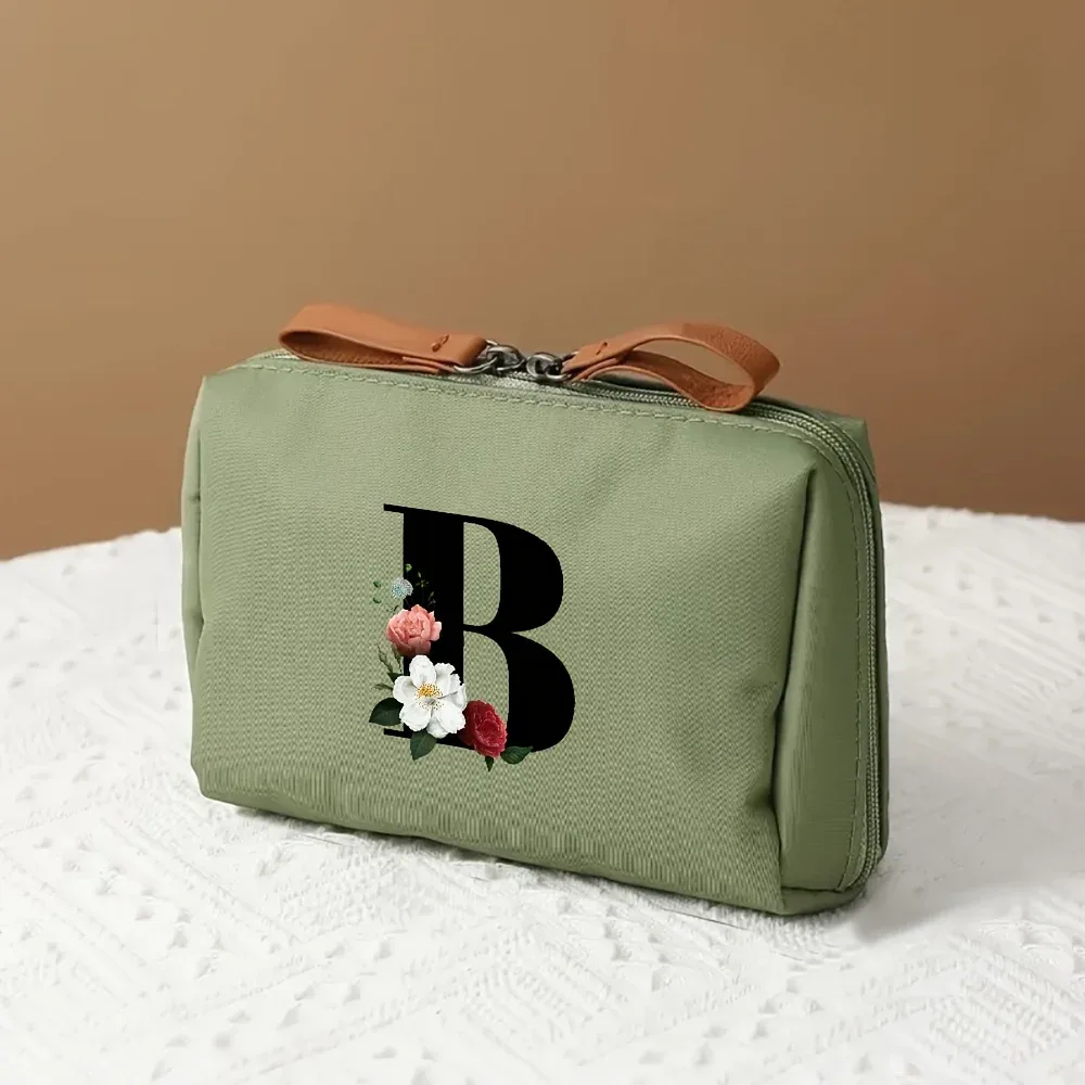 sac de rangement multifonctionnel 1 pièce, trousse de maquillage à la mode pour femmes, trousse de toilette de voyage portable adaptée aux voyages d'affaires et aux voyages