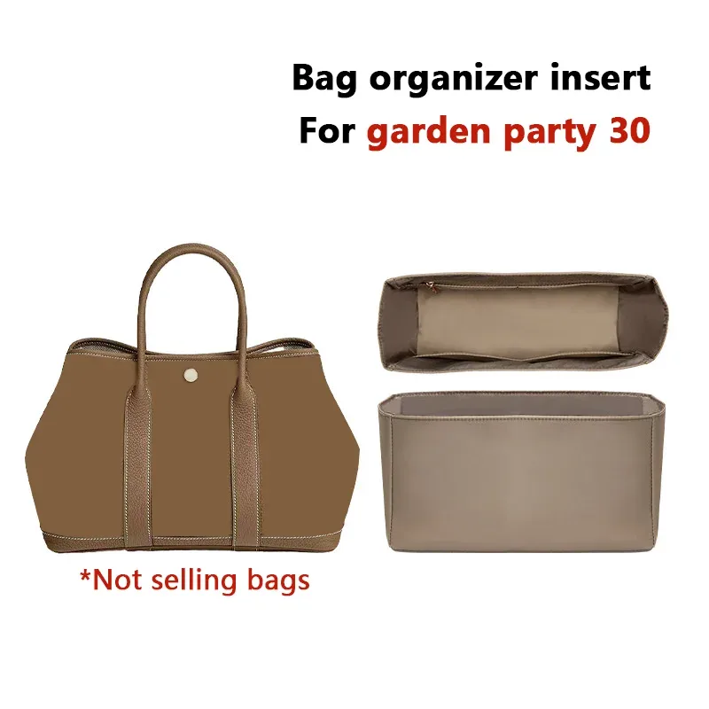 nouvel insert de sac en nylon pour fête de jardin, organisateur de sacs 23 30 36, support de forme, rangement soigné, léger, durable, ajustement parfait
