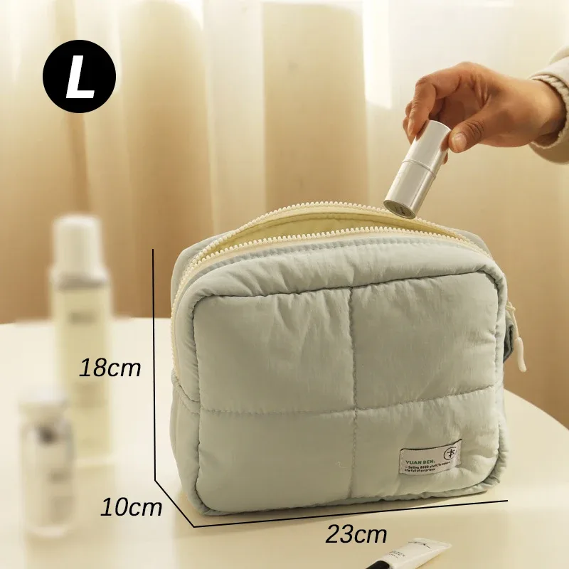 sac à cosmétiques imperméable en nylon indispensable pour les voyages, sac de rangement polyvalent, trousse de toilette et sac de rangement pour bagages