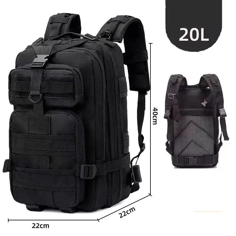 sac à dos tactique militaire elite 30l/50l, résistant à l'usure, durable, molle, sac de survie 3 jours, sac à dos de travail pour escalade en plein air, voyage