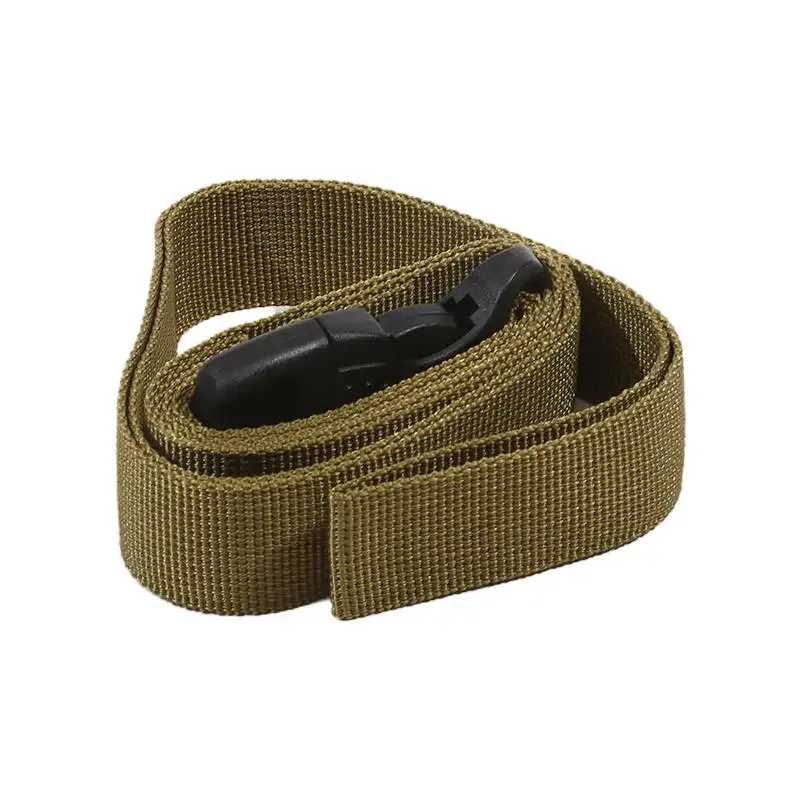 sangles de bagages en nylon, 1/2 pièces, sangle de sac de taille, ceinture de sport de plein air, boucle décontractée, accessoires tactiques multifonctionnels