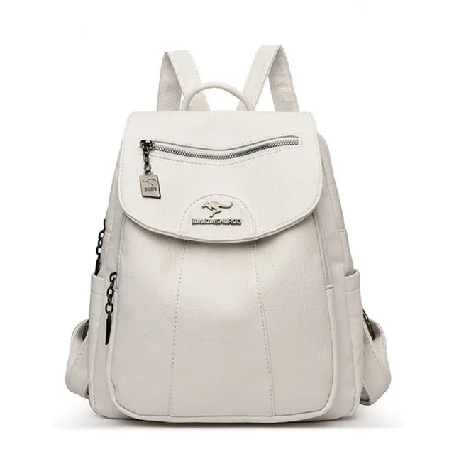 sac à dos en cuir souple pour femmes, de haute qualité, pour loisirs, voyage, grande capacité, sacs d'école pour adolescentes, noir, nouvelle collection 2022