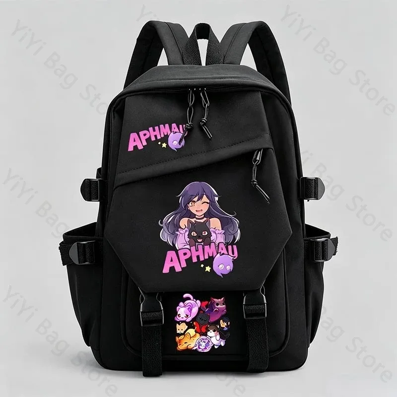 sac à dos aphmau, sac à dos d'école de grande capacité pour étudiants, sac à dos de voyage léger et durable en nylon pour garçons et filles