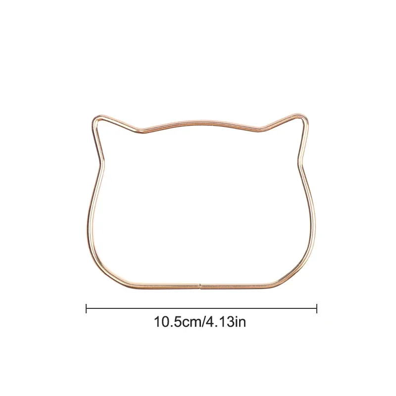 anneau de transport avec tête de chat ronde pour sac à main, poignée de remplacement portable, accessoires de quincaillerie de bricolage, sac à main à la mode, 1pc