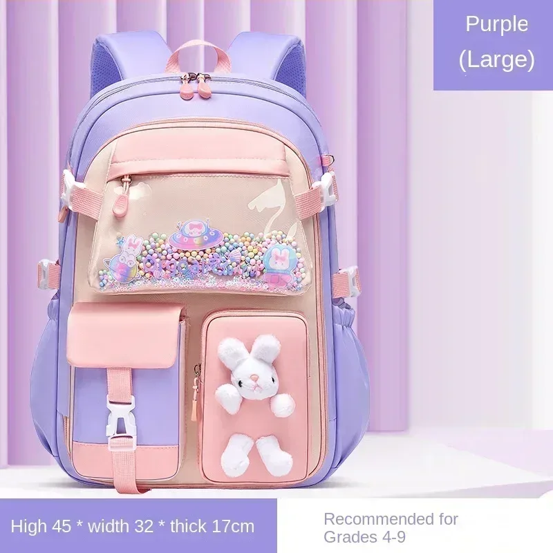 2025 cartable pour filles de l'école primaire kawaii sac léger pour enfants sacs imperméables sac à dos de voyage coloré mochilas cadeaux