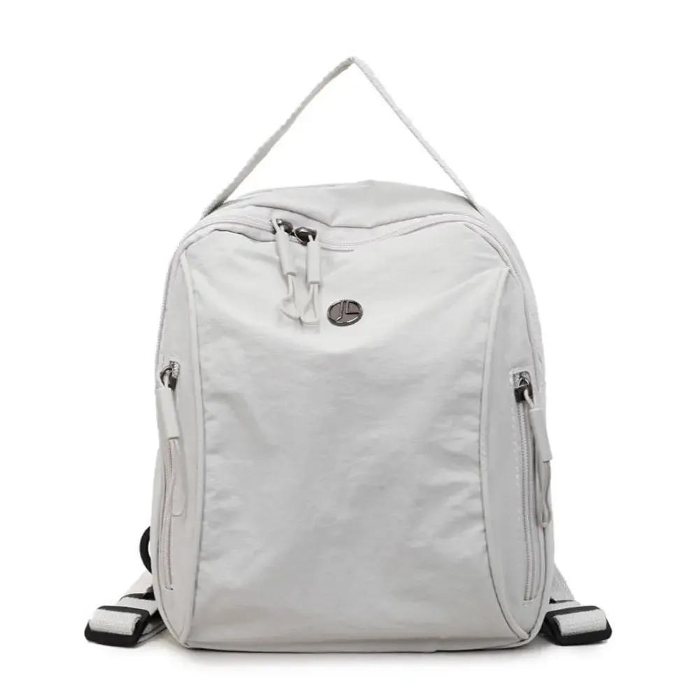 sac à dos en nylon froissé pour femmes, petit sac à bandoulière multifonctionnel, léger, imperméable, sac de voyage pour dames