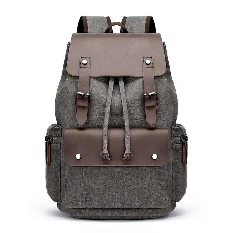 nouveau sac à dos pour hommes sac à dos en toile vintage sac d'école sacs de voyage pour hommes sac à dos de grande capacité sac à dos pour ordinateur portable sac de haute qualité