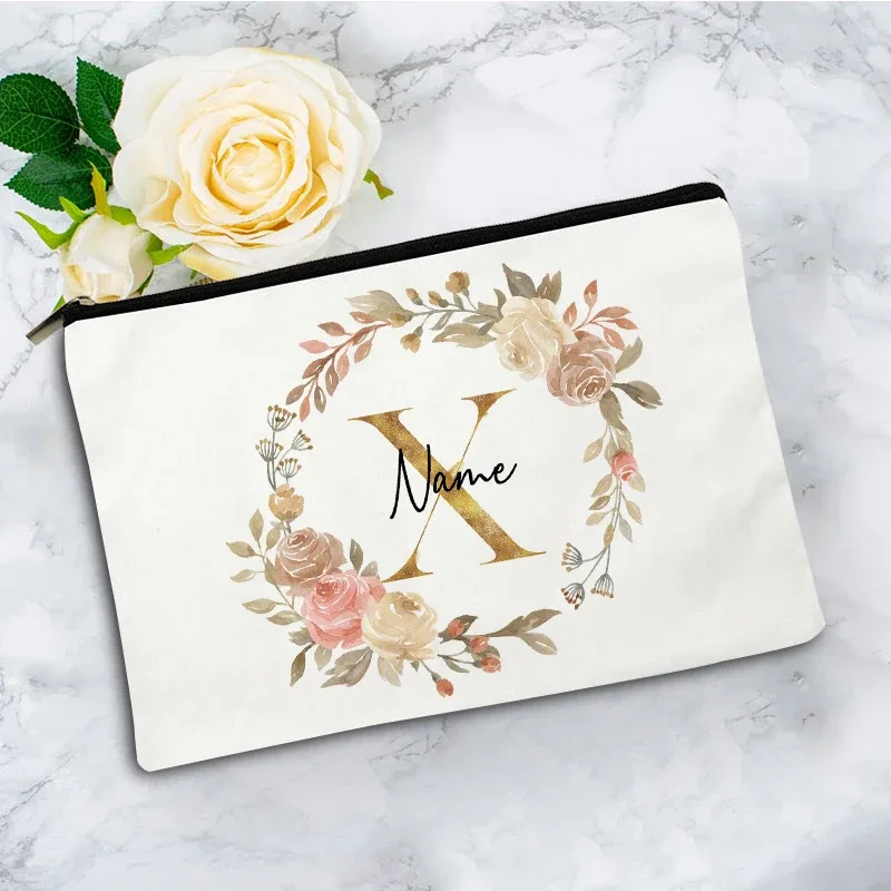 pochette à cosmétiques personnalisée pour mariage, pochette à cosmétiques pour fête, pochette à cosmétiques individuelle, sac de maquillage en toile de voyage, organisateur, cadeaux pour femme