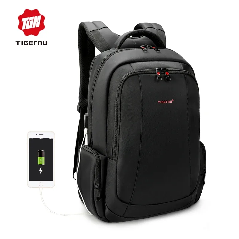tigernu sacs à dos de voyage sac à dos sous vide 14 15.6 17.3 pouces sac à dos pour ordinateur portable pour sac à dos scolaire hommes cartable sac à dos de compression