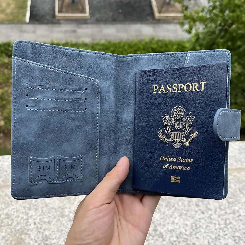 couverture de passeport en cuir pu avec noms personnalisés pour femmes du monde entier, couvertures de voyage, porte-passeport rose