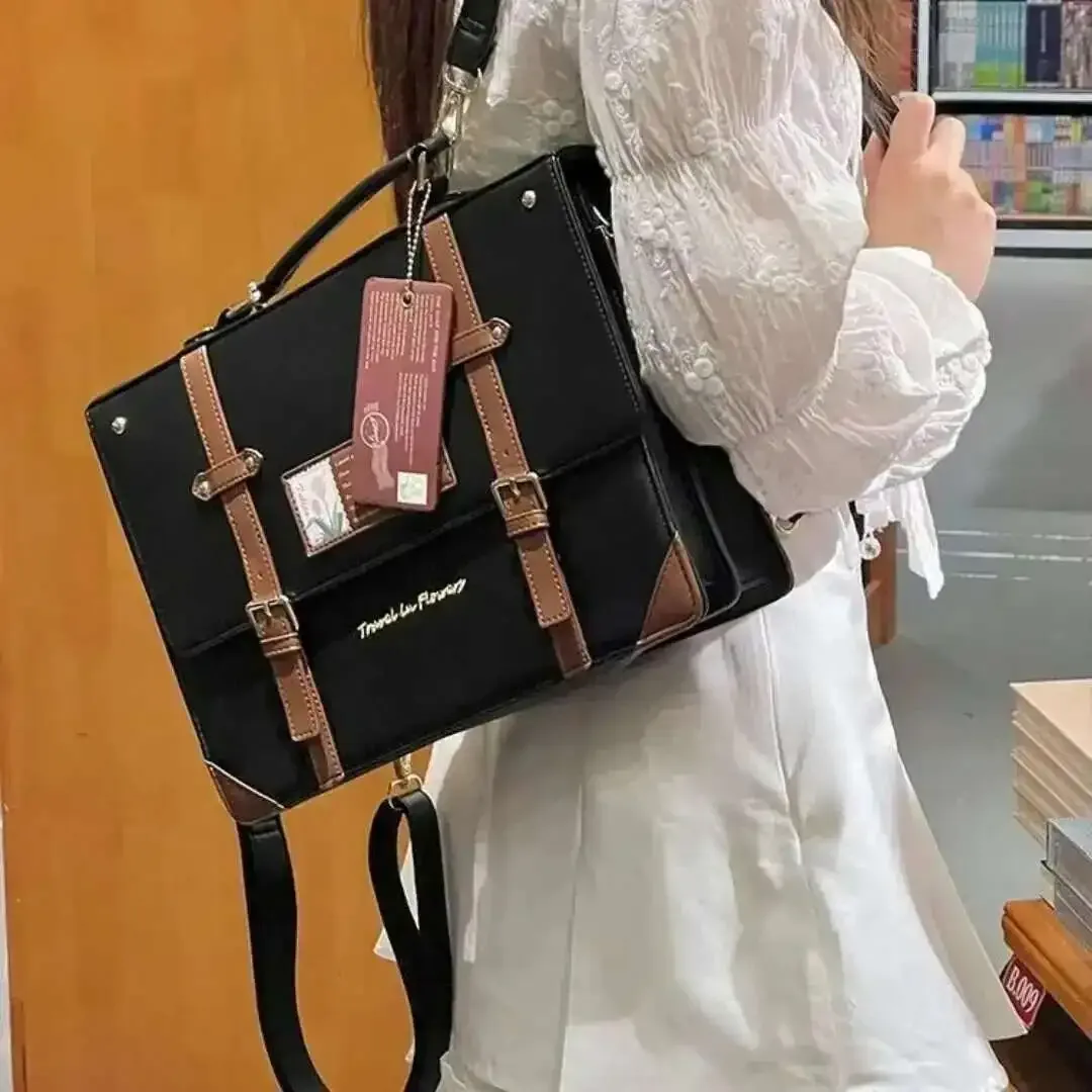 y2k style preppy grande capacité ita sac à dos lolita fille transparent mode bricolage affichage sac à bandoulière sac à bandoulière mignon sac à main