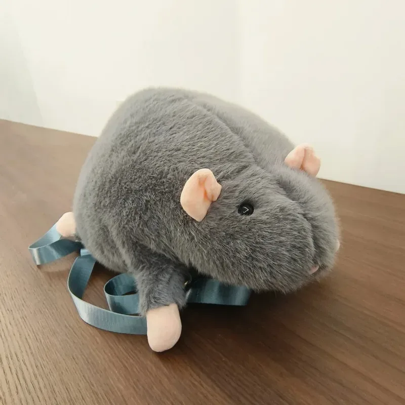 mode peluche fermeture éclair souris forme drôle sacs à dos 2026 offre spéciale design sens niche sacs à dos doux grande capacité sacs de transport