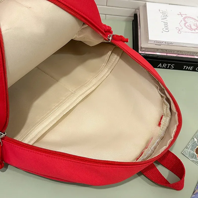 nouveau sac à dos apple mignon pour filles dessin animé grande capacité étudiant cartable voyage loisirs déplacements sac à dos léger