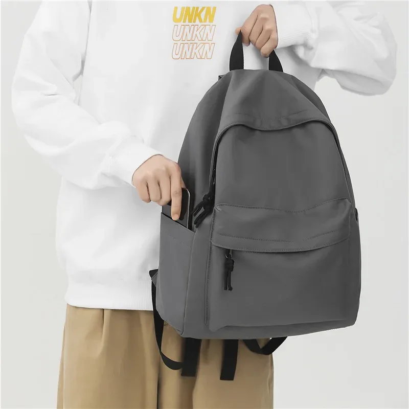 sac à dos d'école à motif simple pour femme et garçon, cartable de voyage pour étudiant, cartable de livre a4 pour adolescente, nouvelle collection 2023 mochila