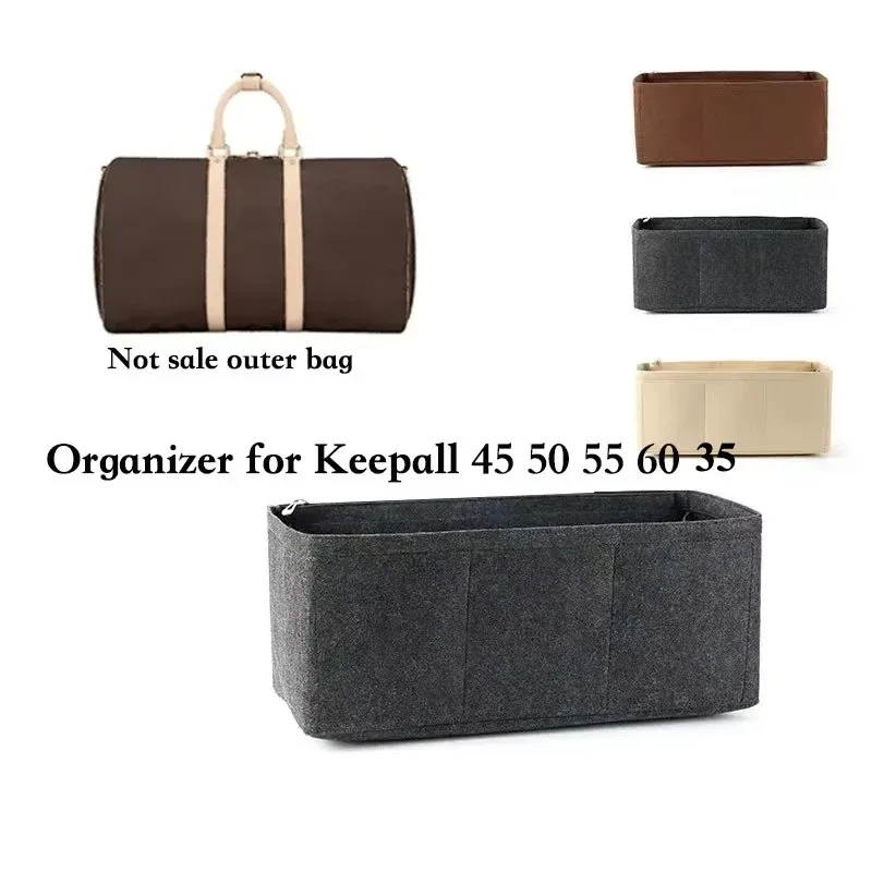 organisateur d'insertion sac de voyage de grande capacité sac de doublure spécial pour keepall 45 50 55 60 sac de voyage type de traction sac doublé