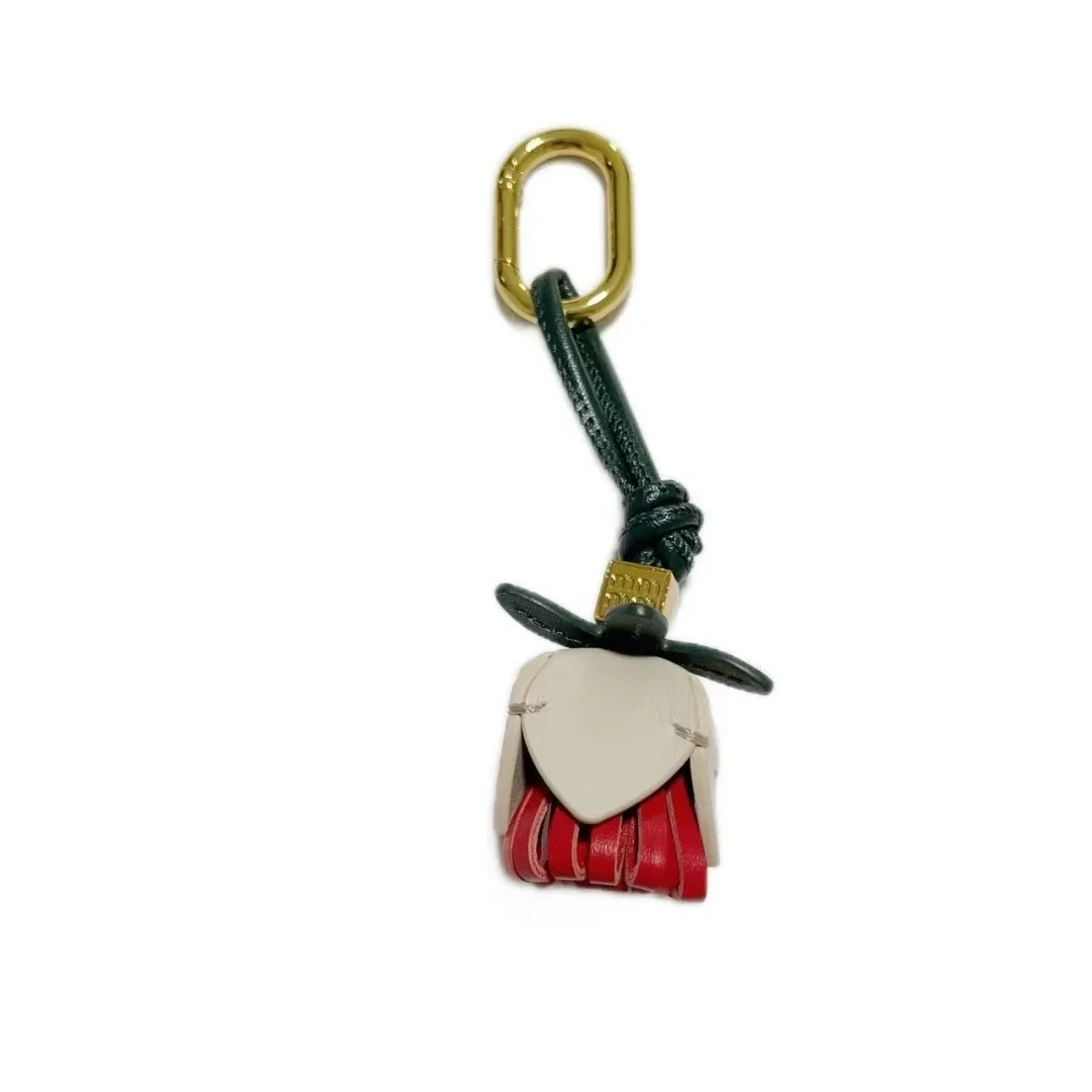 nouveau cuir gland belle fleur pendentif sac charme suspendu décoration ornement pour sac à main design sac à dos voiture sac à main porte-clés