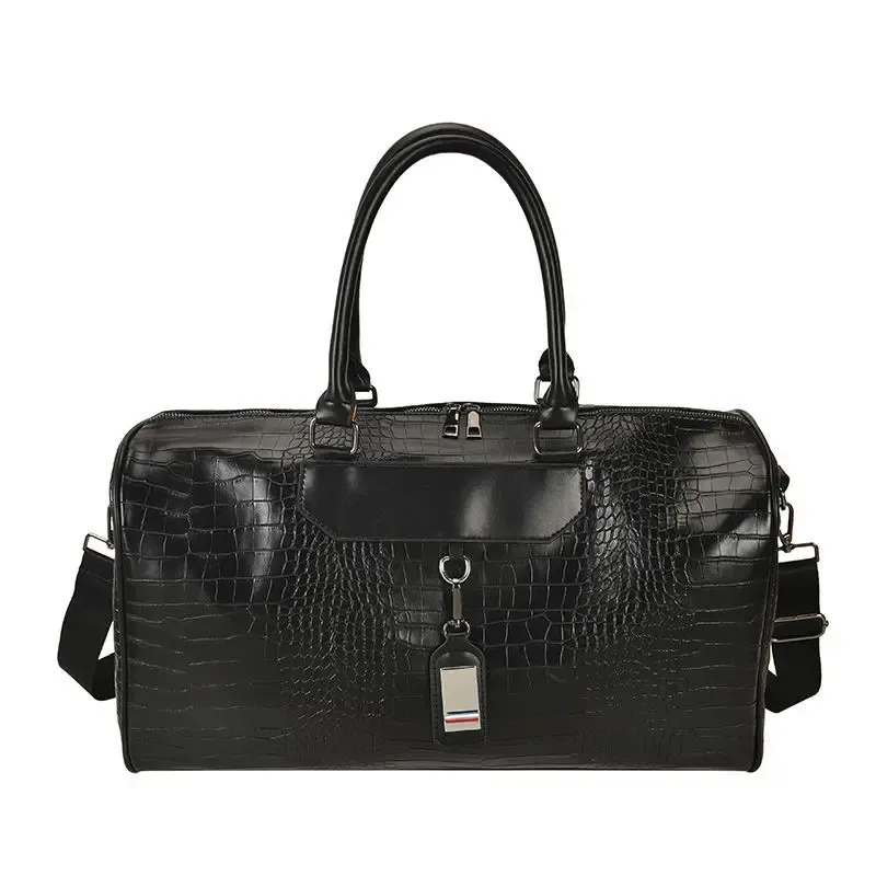 sacs de voyage en cuir de chancelier pour hommes, sacs à main de luxe pour hommes, sac de sport de voyage vintage, grande capacité, portable, initié alligator, nouveau, 2023