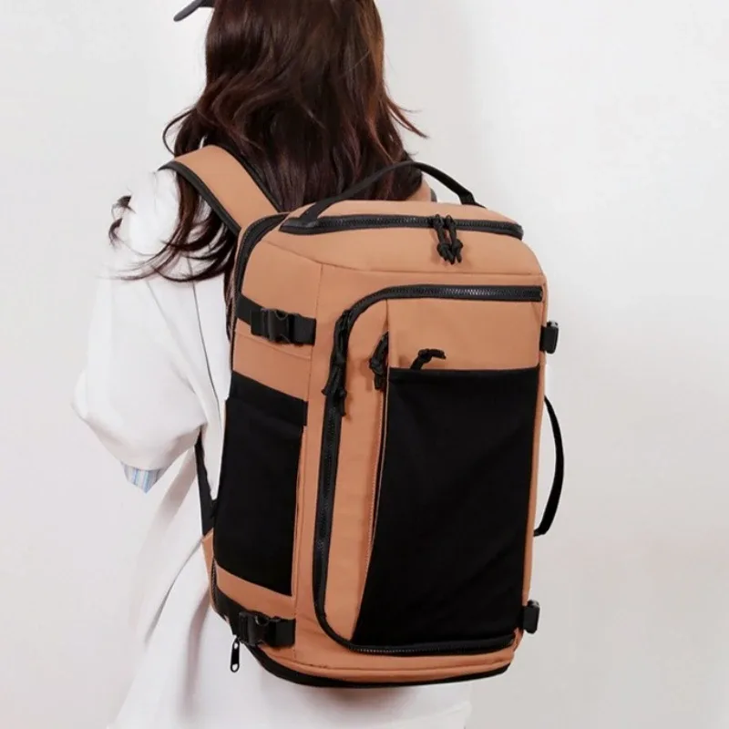 sac à dos de voyage décontracté pour hommes et femmes, sac à dos pour ordinateur portable de banlieue, sac à bagages de grande capacité, sac à deux épaules en nylon imperméable