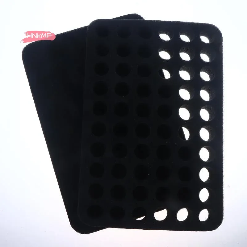tampon organisateur en mousse à 60 fentes avec séparateurs amovibles pour huiles essentielles de vernis à ongles de 15 ml/10 ml-section inférieure non incluse