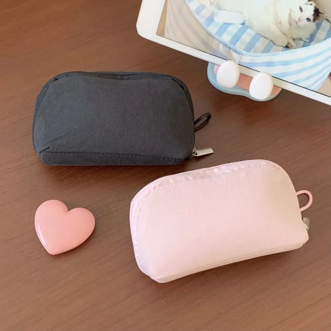 sac de maquillage portable multicouche pour femmes, organiseur de cosmétiques, pochette de rangement, trousse de maquillage, sac à main, trousse à crayons pour étudiants