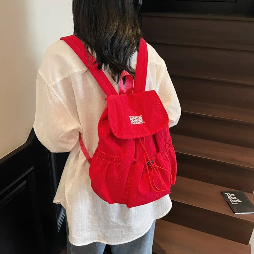 sac à dos décontracté pour étudiantes, grande capacité, pour femmes, nouveau sac de transport en plein air, léger, design simple, multifu, 2026