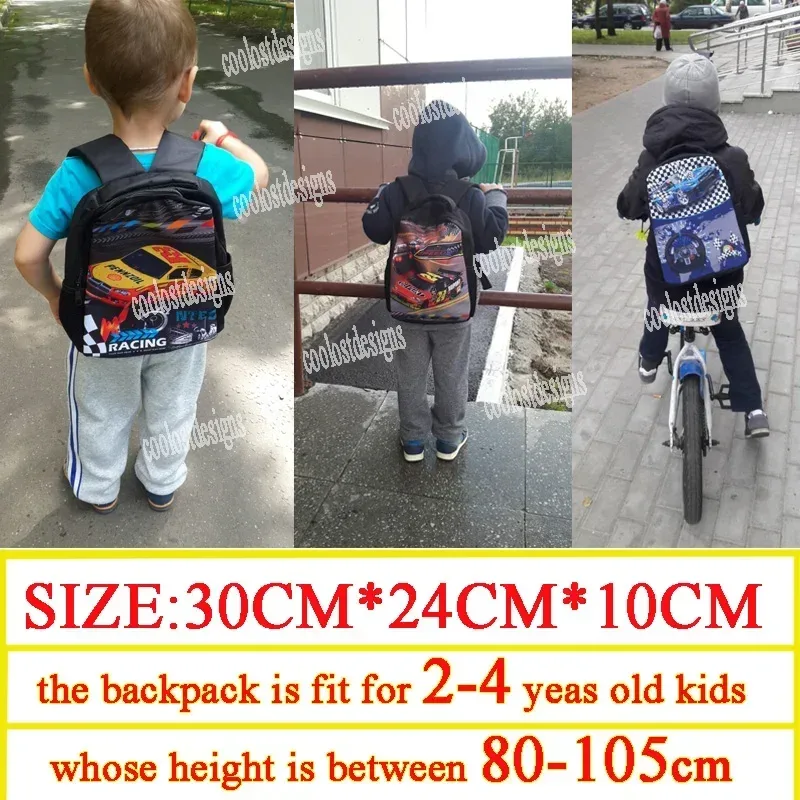 12 pouces personnalisé personnaliser votre Logo nom Image tout-petits sac à dos dessin animé enfants BookBags bébé sac à dos enfants sacs cadeaux