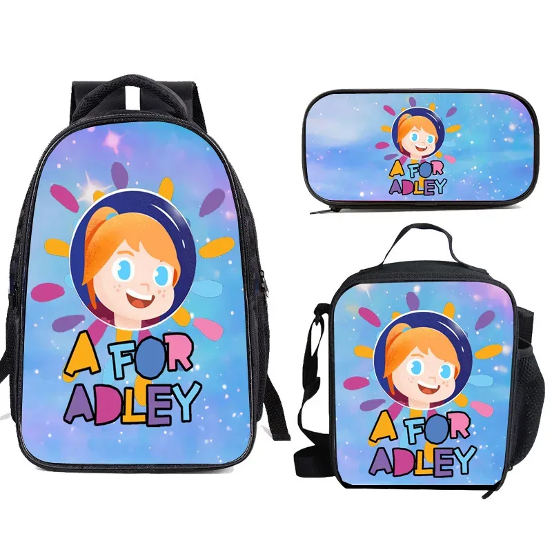 sac dos oxford université polyester beige bleu noir marron dessin animé bandoulière arquée poche integree set 3d école travail