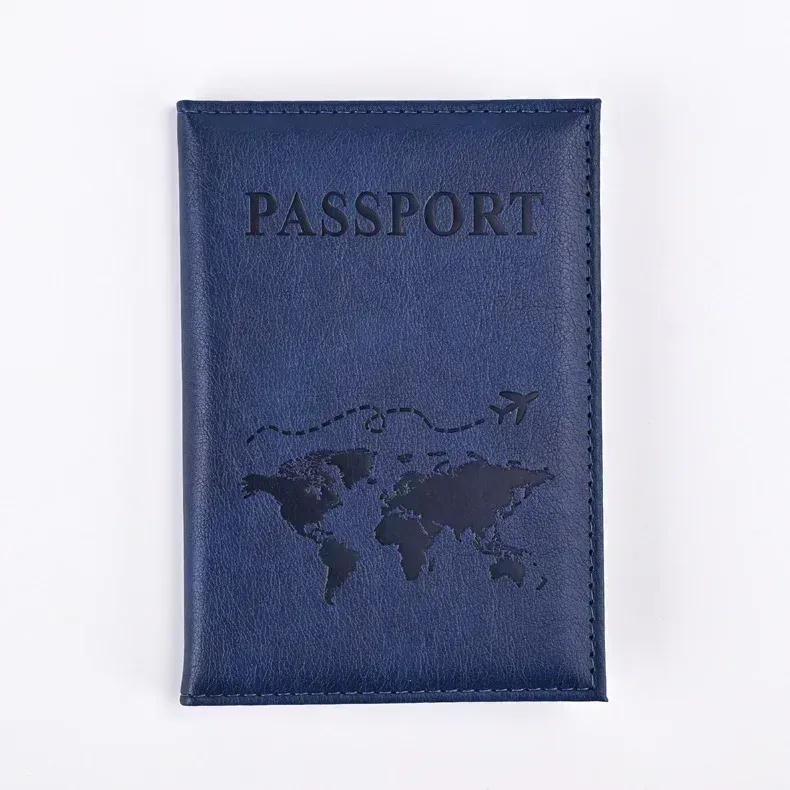 housse de passeport de voyage pour femmes et hommes, porte-passeport, étui pour cartes de crédit