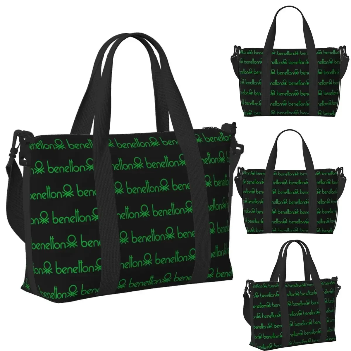 sac de voyage de plage united colors of benetton, fourre-tout de grande capacité pour salle de sport, yoga, sac à bandoulière de shopping pour femmes