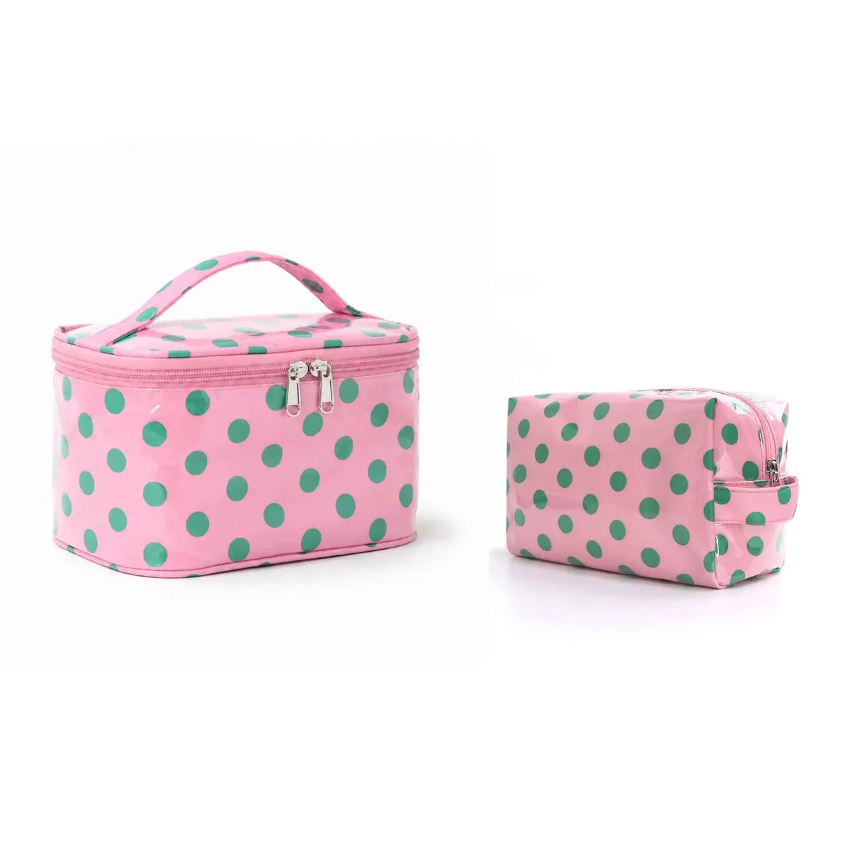 sac cosmétique à rayures en pvc de grande capacité, sac de rangement pour articles de toilette pour femmes, sac de maquillage portable, sac de voyage pour voyage d'affaires, soins de la peau