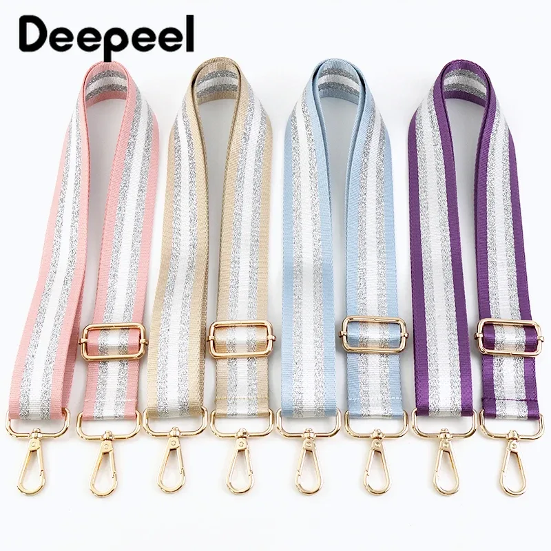 deepeel – sangles de sac en nylon pour femmes, 38mm, 1 pièce, sacs à bandoulière 80-130cm, sangle d'épaule de remplacement réglable, accessoires de bricolage