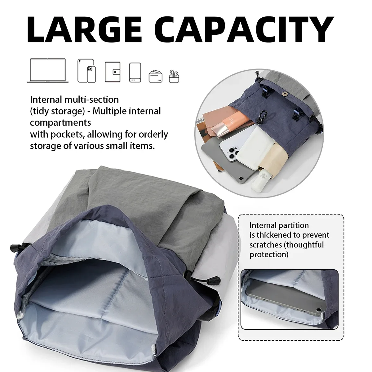 nouveau sac de montagne pour l'extérieur, sac à dos de randonnée de grande capacité, sac à dos léger pour hommes et femmes, sac à dos de voyage en plein air pour étudiants