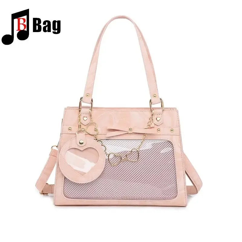 sac d'uniforme de cosplay japonais lolita jk pour femmes, magnifique sac à bandoulière, sac à bandoulière portable, sacs ita pour sous-culture