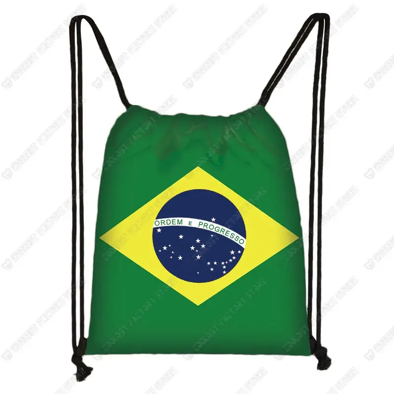 sac à dos imprimé drapeau national ukraine haïti algérie israël brésil hommes sac à cordon femmes sacs à bandoulière pour porte-chaussures de voyage