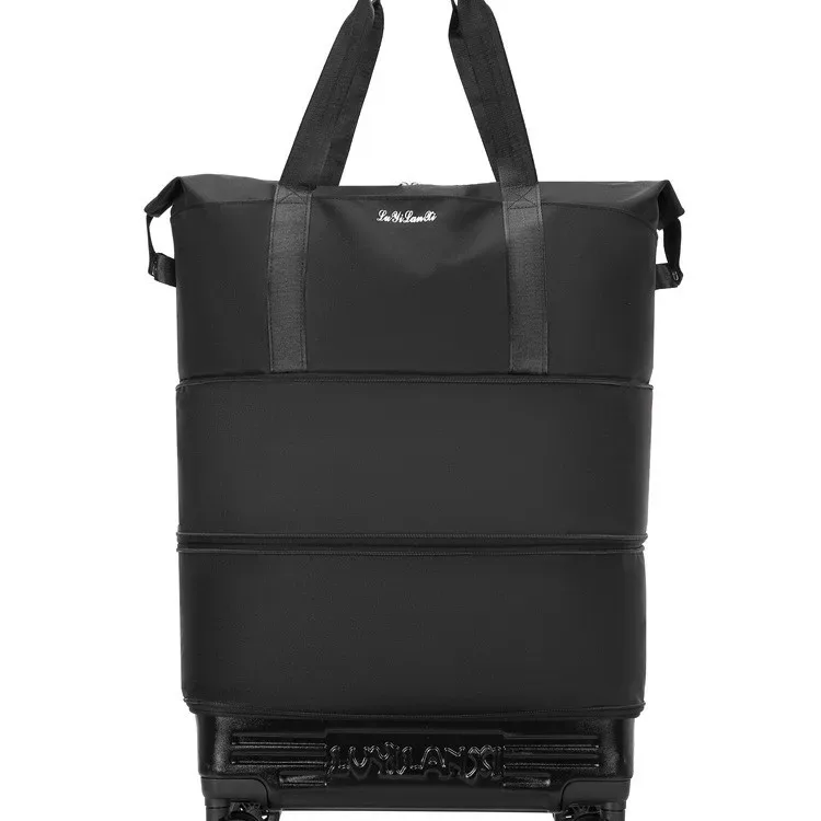nouveau sac de voyage léger avec roulettes universelles, grande capacité, pliable, imperméable, sac extensible pour les courts séjours et les voyages en plein air