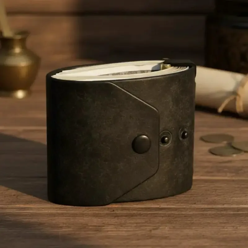 porte-monnaie à accès rapide — portefeuille en cuir pu / porte-billets — clip organisateur, porte-billets, pochette de rangement, portefeuille de poche