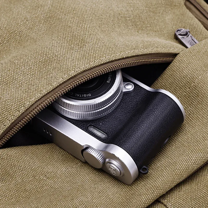 nouveaux hommes rétro sac à dos décontracté simple toile grande capacité sac à dos unisexe en plein air voyage sac à dos étudiant sac d'école durable