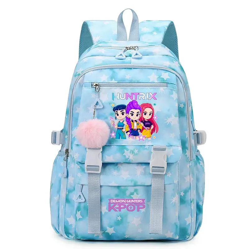 sac à dos kpop demon hunters pour étudiantes, lycéennes, collégiennes, polyvalent, adapté au quotidien et aux activités de plein air