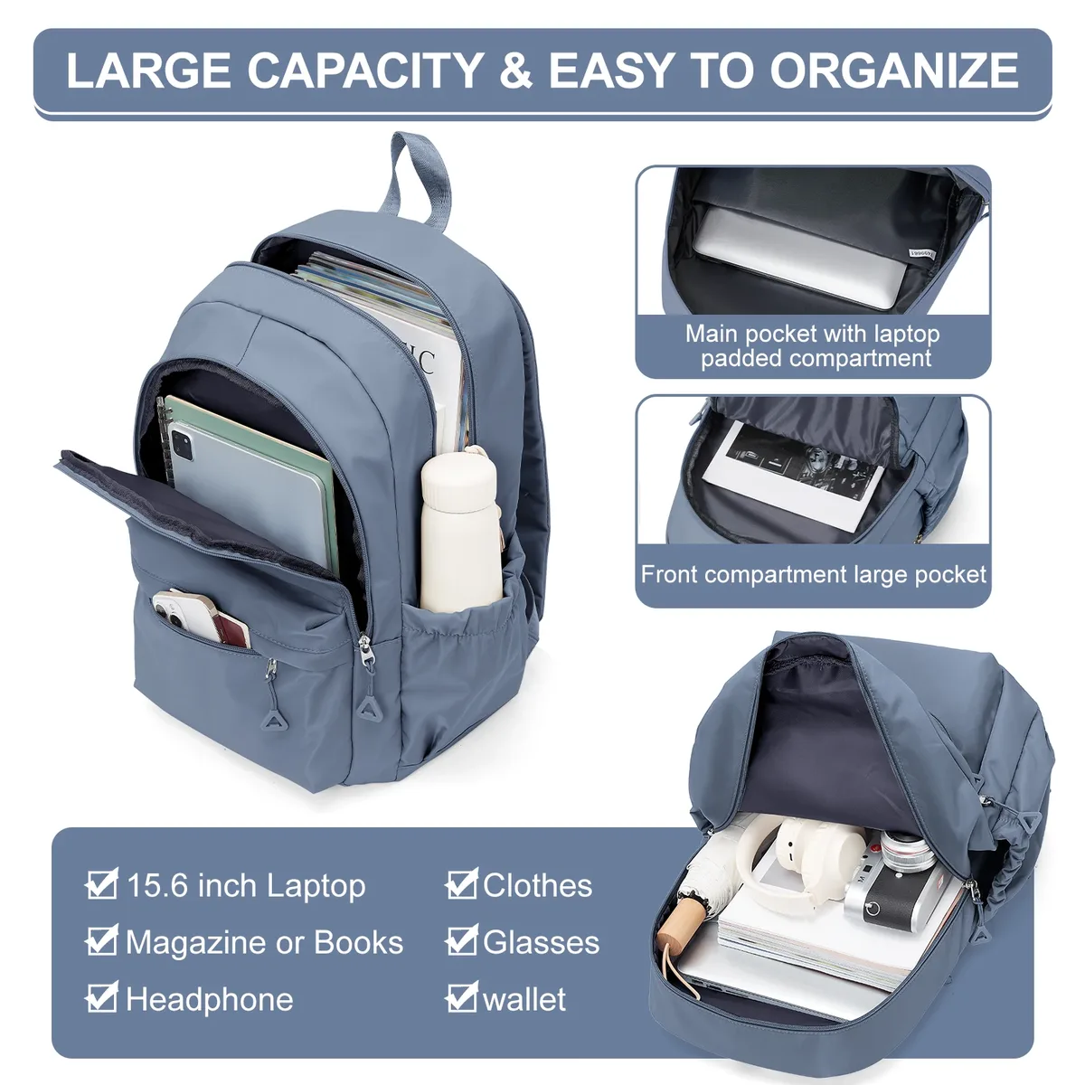 sacs à dos scolaires pour adolescents, sacs à dos de voyage à main, sacs à dos décontractés pour enfants garçons et filles, sacs de week-end pour femmes