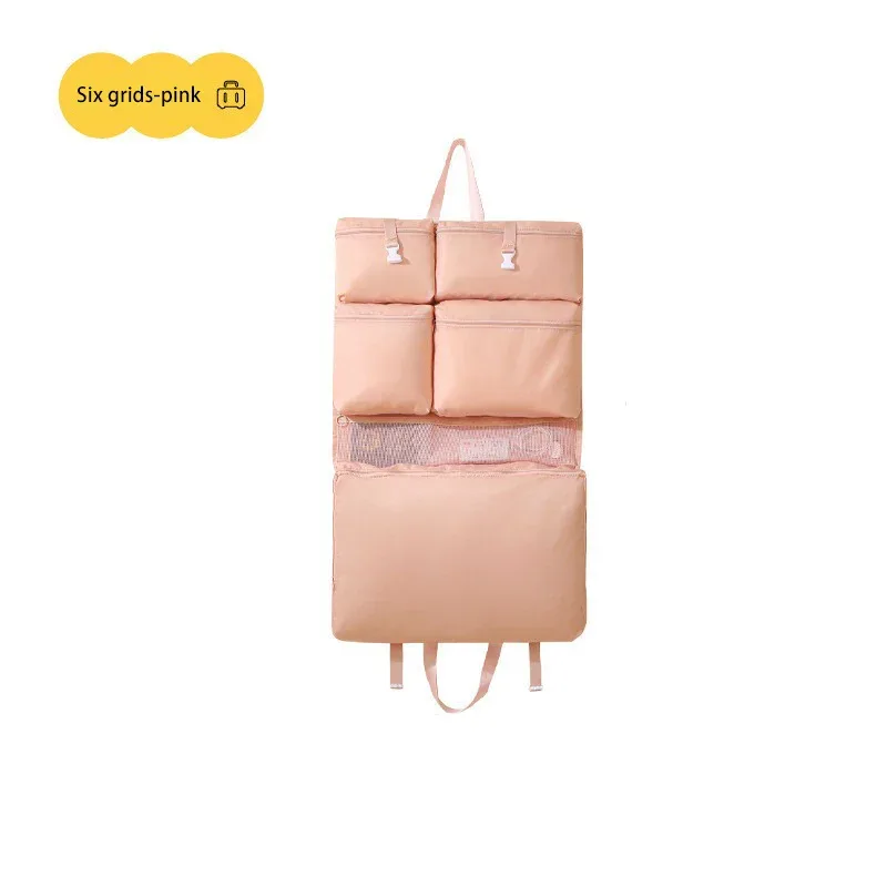 sac de rangement de voyage pliable pour sous-vêtements, sac séparé multifonctionnel suspendu, sac de rangement pour vêtements, paquet d'organisation de bagages