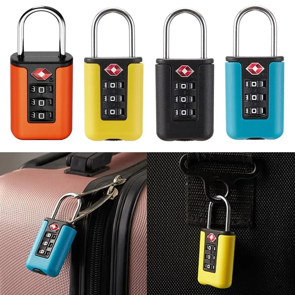 outil de sécurité de voyage portable, serrure à code pour bagages, serrure à code douanier tsa, serrure à comb