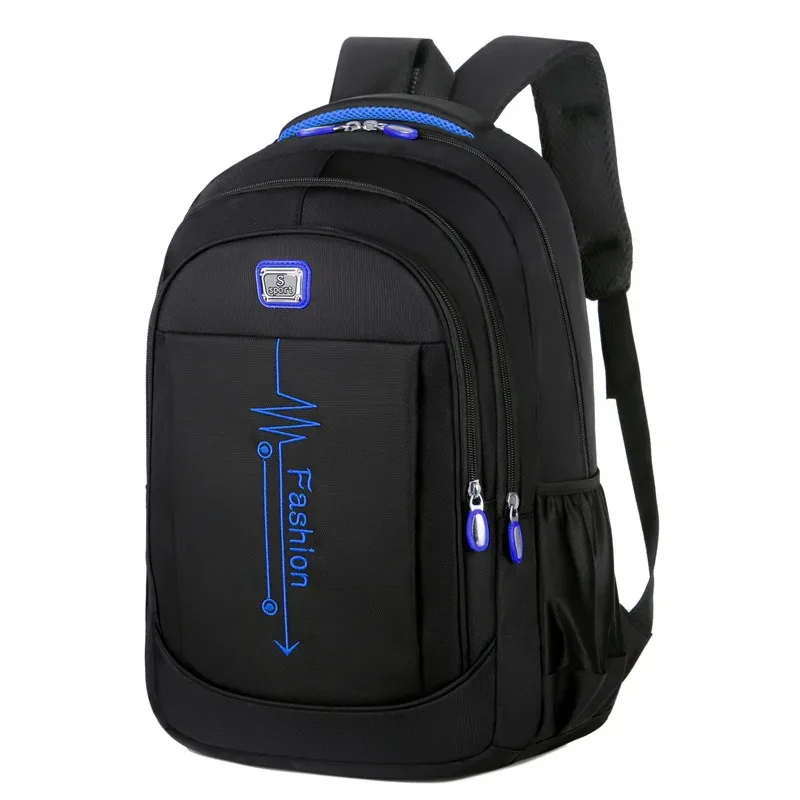 sac à dos de bonne qualité pour hommes, pochette d'ordinateur, tendance, voyage d'affaires, sac d'école de grande capacité, en vente