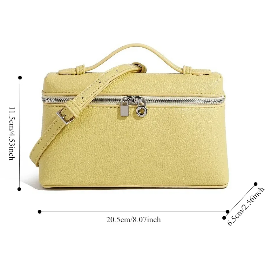 sac à bandoulière en cuir grainé de litchi, style premium et de niche, sac pour femme simple et tendance, sac à main mini exquis, sacs bandoulière.