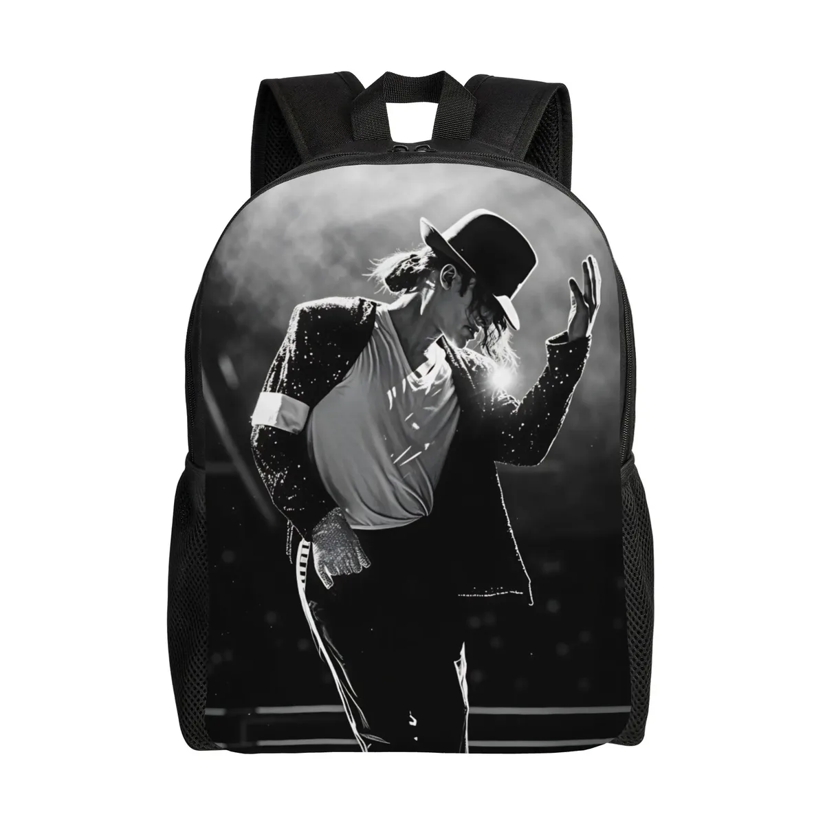sac à dos m-michael jacksons pour jeunes, sacs à dos légers en polyester, sacs modernes pour lycéens, sac à dos de randonnée de haute qualité