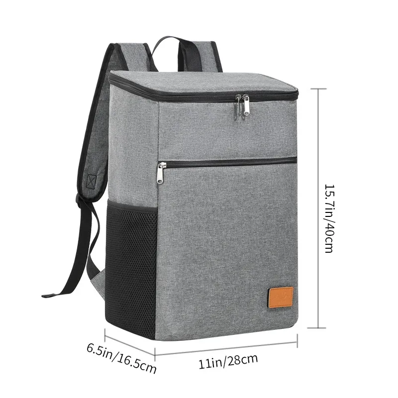 sac à dos isotherme, sac isotherme souple pour 35 canettes, sac à dos isotherme imperméable et anti-fuite pour le camping, la plage, la randonnée, les voyages