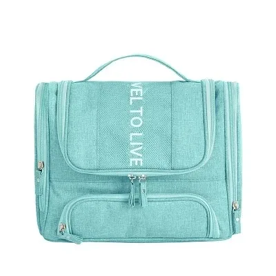 sac à cosmétiques suspendu étanche pour hommes, organisateur de voyage, trousse de maquillage pour femmes, trousse de maquillage nécessaire, trousse de toilette pour lavage humide et sec